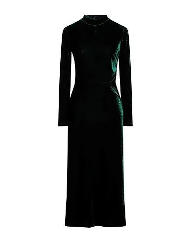 Dark green Chenille Long dress