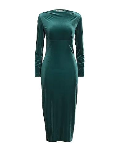 Dark green Chenille Midi dress