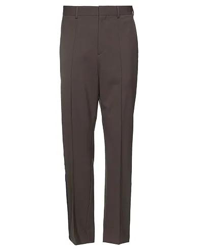 Dark green Cool wool Casual pants