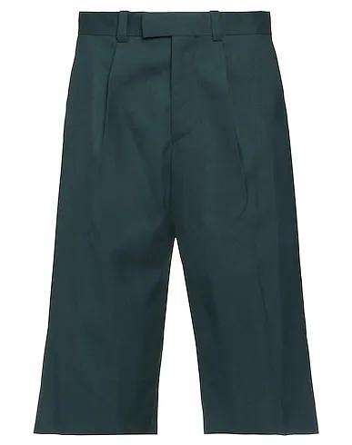 Dark green Cool wool Cropped pants & culottes
