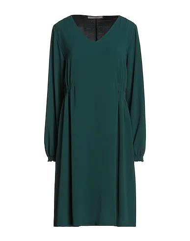Dark green Crêpe Midi dress