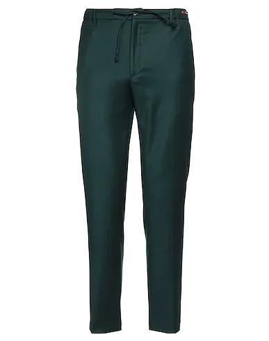 Dark green Flannel Casual pants