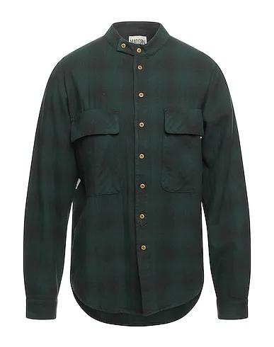 Dark green Flannel Patterned shirt
