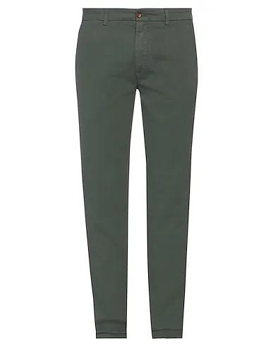 Dark green Gabardine Casual pants