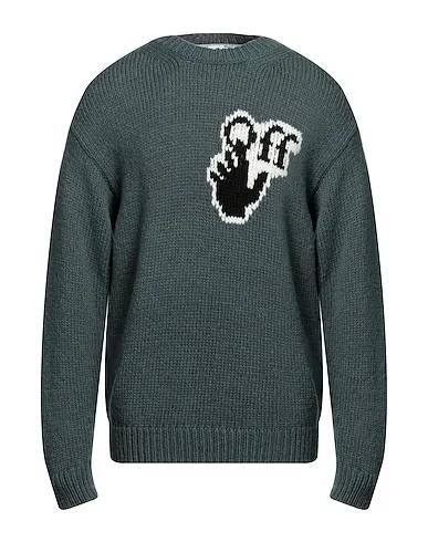 Dark green Jacquard Sweater