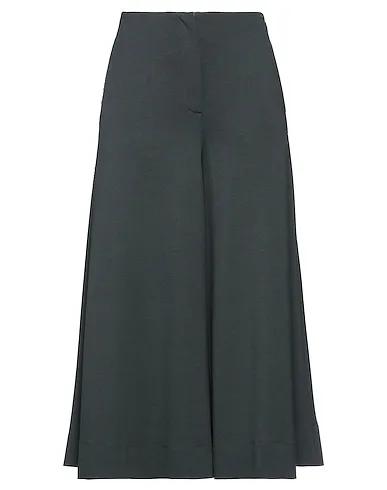 Dark green Jersey Cropped pants & culottes