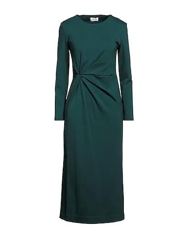 Dark green Jersey Midi dress