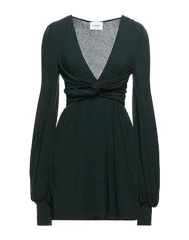Dark green Jersey Short dress