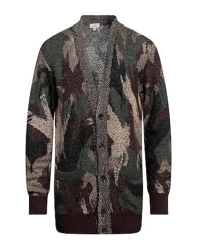 Dark green Knitted Cardigan