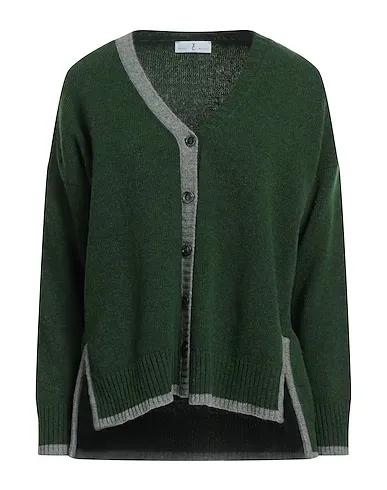 Dark green Knitted Cardigan