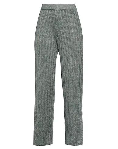 Dark green Knitted Casual pants