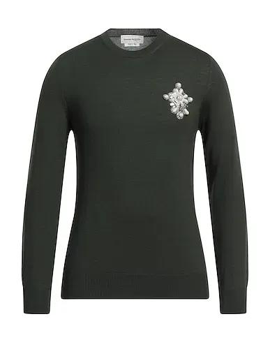 Dark green Knitted Sweater