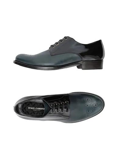 Dark green Laced shoes