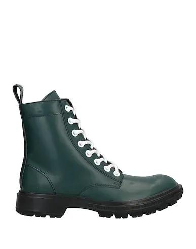 Dark green Leather Boots
