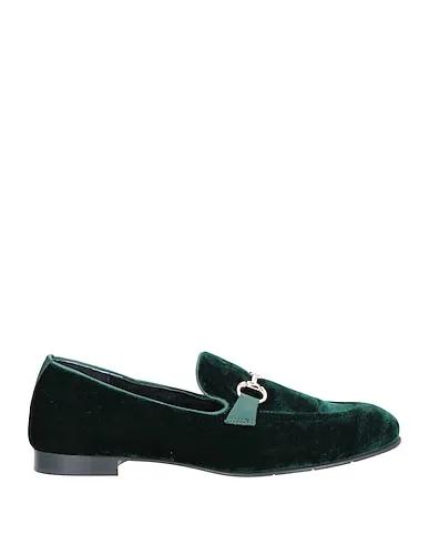 Dark green Leather Loafers