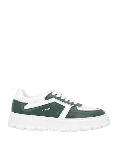 Dark green Leather Sneakers