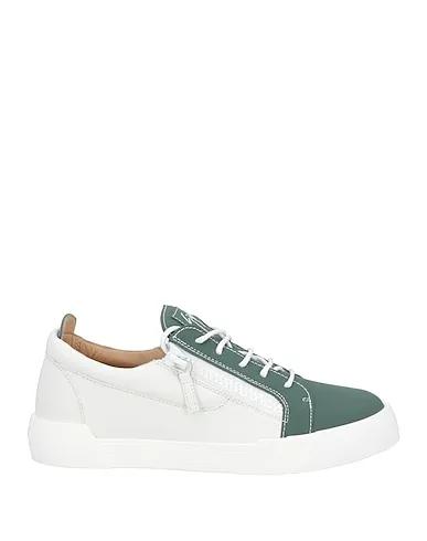 Dark green Leather Sneakers