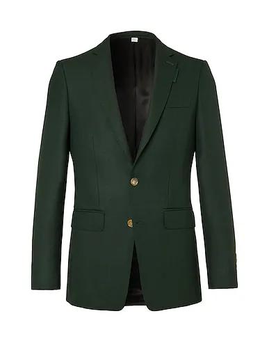 Dark green Plain weave Blazer