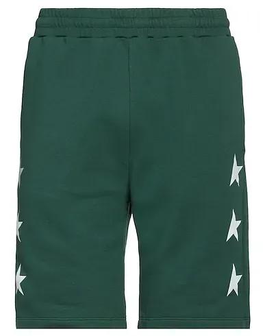 Dark green Sweatshirt Shorts & Bermuda