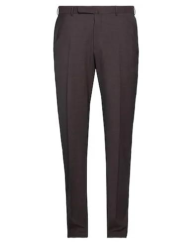 Dark purple Cool wool Casual pants