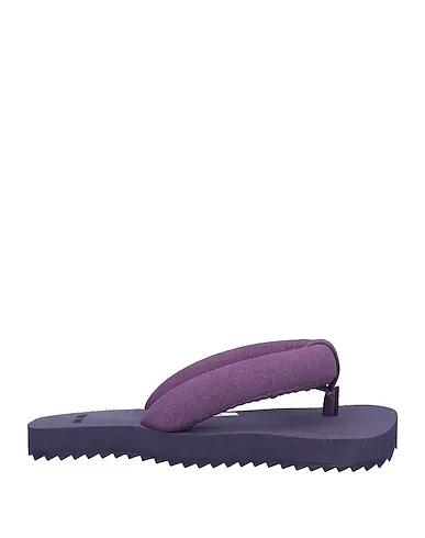 Dark purple Flip flops