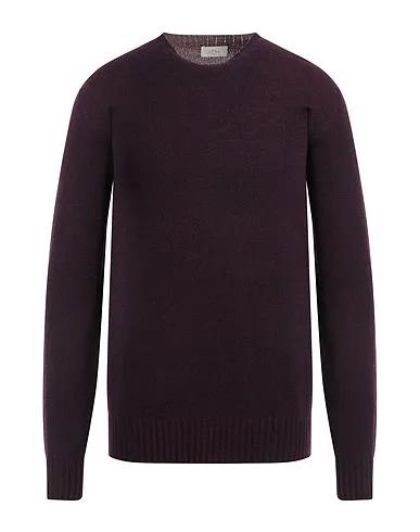 Dark purple Knitted Sweater