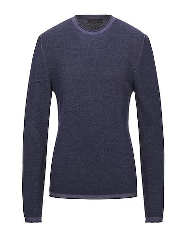 Dark purple Knitted Sweater