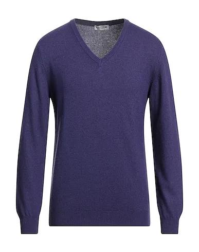 Dark purple Knitted Sweater