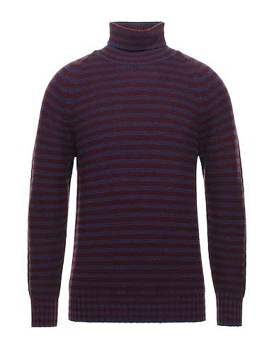 Dark purple Knitted Turtleneck
