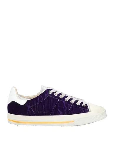 Dark purple Leather Sneakers