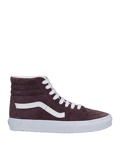 Dark purple Leather Sneakers
