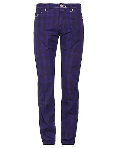 Dark purple Plain weave 5-pocket