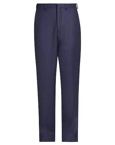 Dark purple Plain weave Casual pants