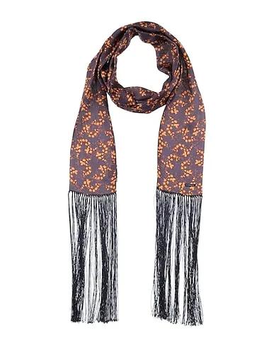 Dark purple Satin Scarves and foulards