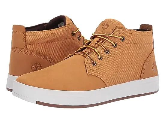 Davis Square Leather and Fabric Chukka