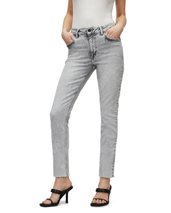 Dax Skinny Jeans in Snow Grey