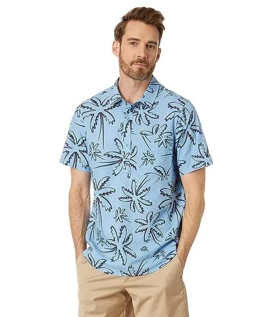 Deco Palms Short Sleeve Woven