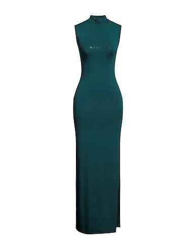 Deep jade Jersey Long dress