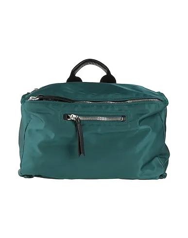 Deep jade Techno fabric Handbag
