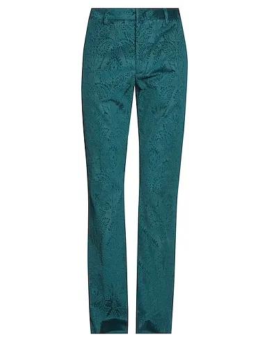 Deep jade Velvet Casual pants