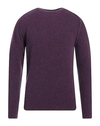Deep purple Bouclé Sweater