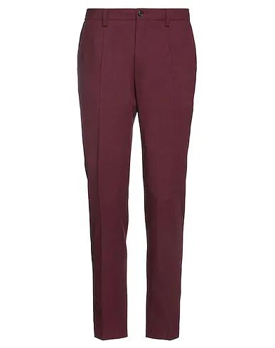 Deep purple Casual pants