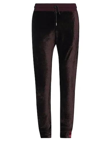 Deep purple Chenille Casual pants