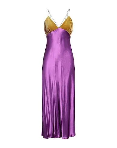 Deep purple Chenille Long dress