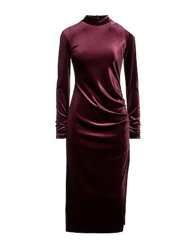 Deep purple Chenille Midi dress