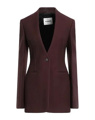 Deep purple Cool wool Blazer