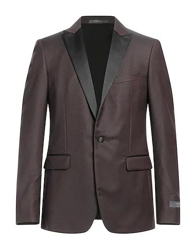 Deep purple Cool wool Blazer