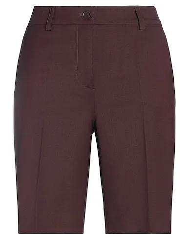 Deep purple Cool wool Shorts & Bermuda