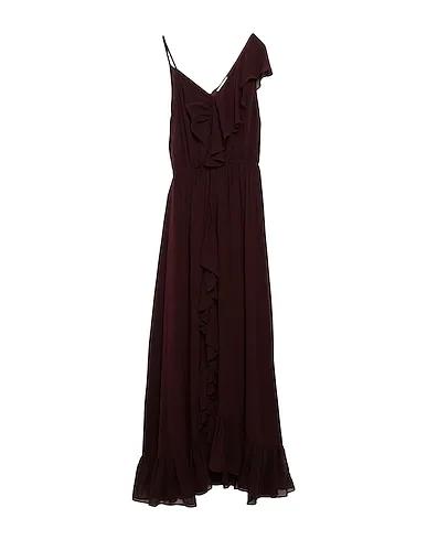 Deep purple Crêpe Long dress