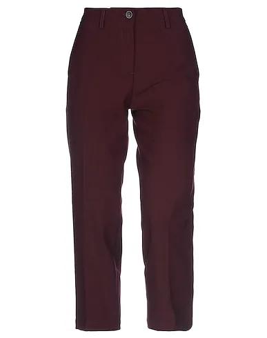Deep purple Flannel Casual pants